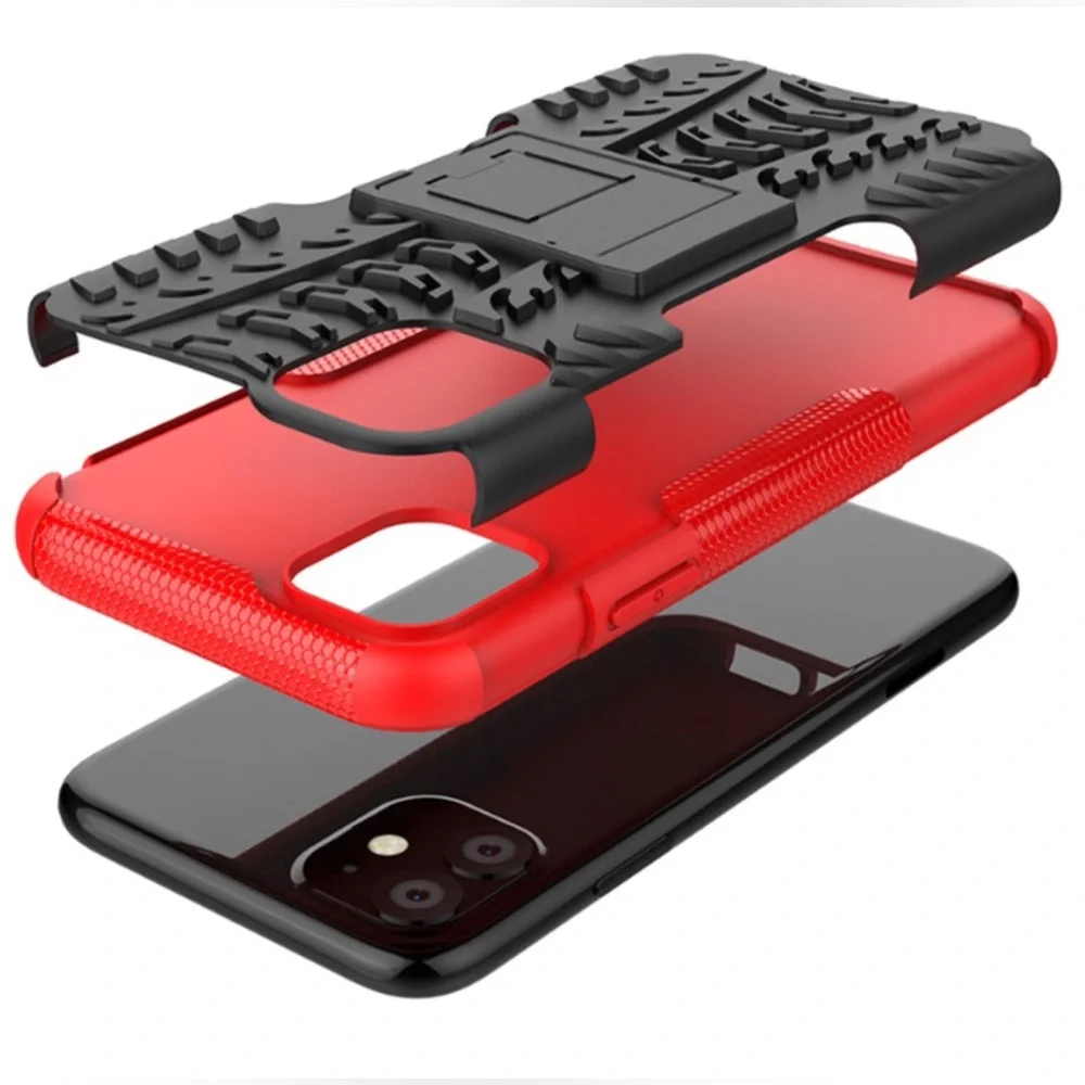 Armour iPhone 12 Pro. Anti-Skid, Anti-Shock Case. Color Black & Blue